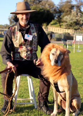 Wayne and Missy the Lion Dog