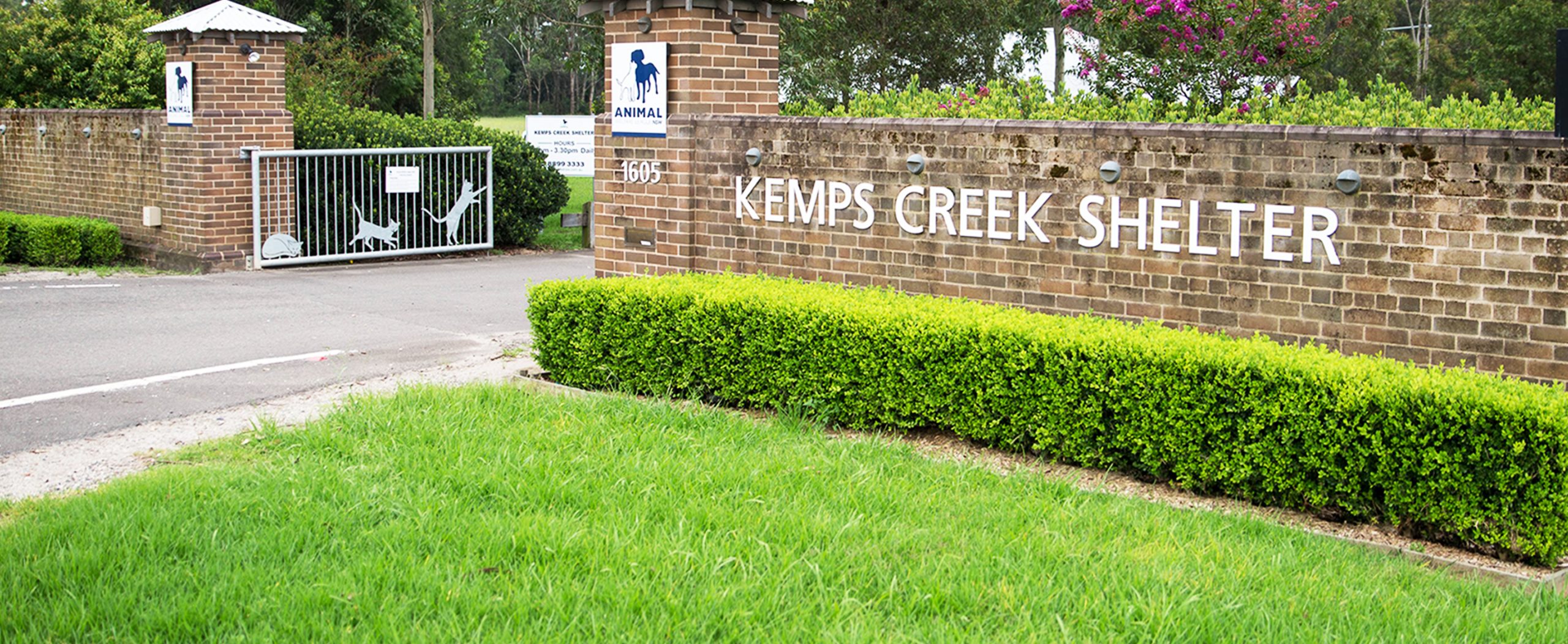 Kemps Creek shelter entrance